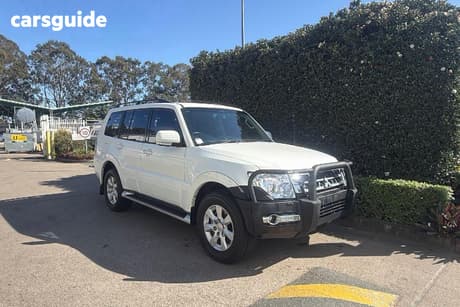 White 2021 Mitsubishi Pajero Wagon Glx (4X4) 7 Seat