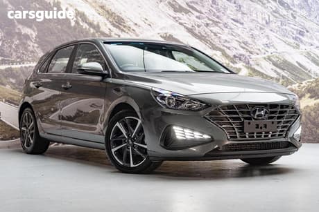 Grey 2023 Hyundai I30 Hatchback Elite