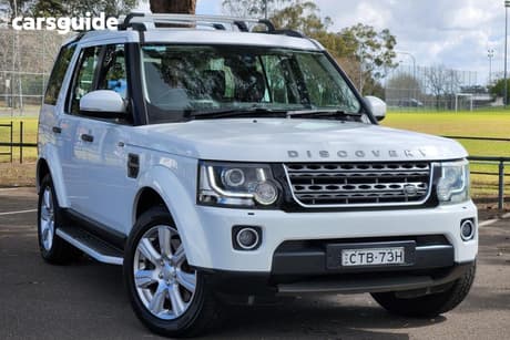 White 2016 Land Rover Discovery Wagon Sdv6 Se