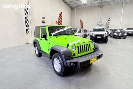 Green 2012 Jeep Wrangler Softtop Sport (4X4)