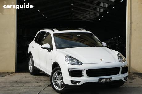 White 2015 Porsche Cayenne Wagon Diesel