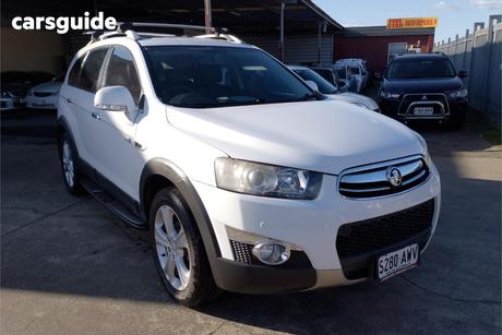 White 2013 Holden Captiva Wagon 7 Lx (4X4)