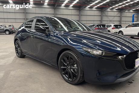 Blue 2022 Mazda 3 Hatchback G25 Evolve Sp