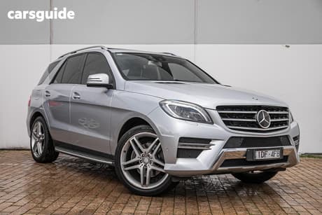 Silver 2012 Mercedes-Benz ML SUV ML350 BLUETEC 4X4