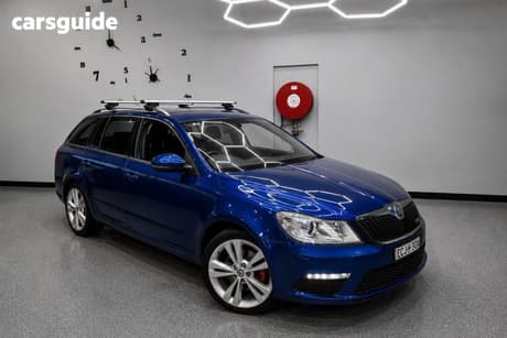 Blue 2012 Skoda Octavia SUV RS 147 TSI 1Z MY13