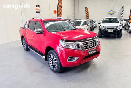 Red 2016 Nissan Navara Dual Cab Utility St-X (4X4) (Sunroof)