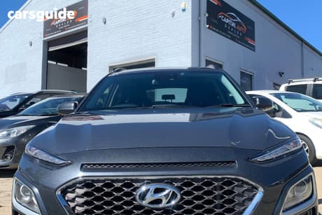 Grey 2020 Hyundai Kona Wagon Elite (Awd)