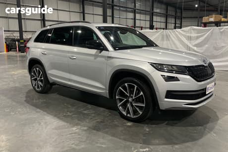 Silver 2020 Skoda Kodiaq Wagon 132 Tsi Sportline (4X4)