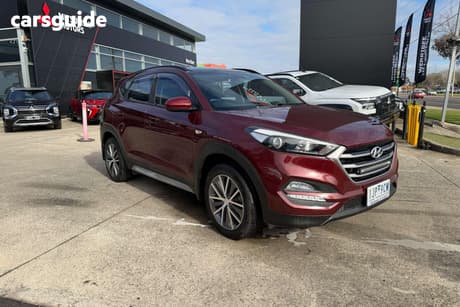 Red 2016 Hyundai Tucson Wagon Active X (Fwd)