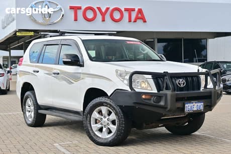 White 2011 Toyota Landcruiser Prado SUV GX 4X4