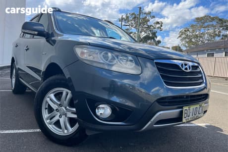 Grey 2011 Hyundai Santa FE Wagon Elite Crdi (4X4)