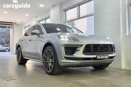 Silver 2020 Porsche Macan Wagon Turbo