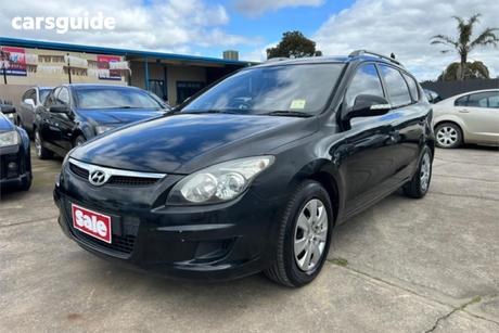 Black 2011 Hyundai I30 Wagon Cw Sportswagon 2.0