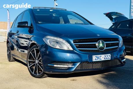 Blue 2012 Mercedes-Benz B250 Hatchback Be