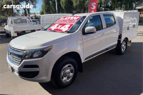 White 2019 Holden Colorado Crew Cab Chassis Ls (4X4)