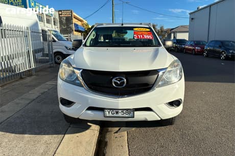 White 2016 Mazda BT-50 Cab Chassis Xt (4X2)
