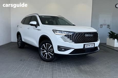 White 2023 GWM Haval H6 Wagon Lux Hybrid