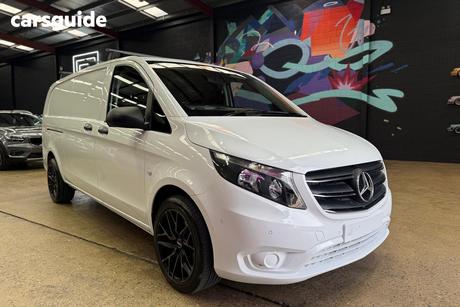 White 2023 Mercedes-Benz Vito Van Vs20 116 Cdi Lwb Rwd