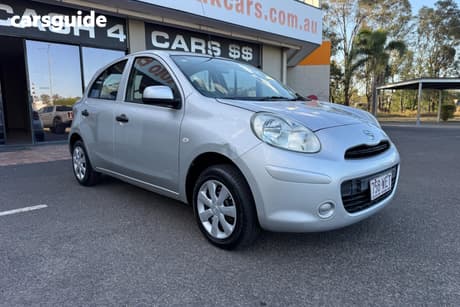 Silver 2013 Nissan Micra Hatchback St