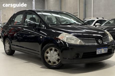 Black 2006 Nissan Tiida Sedan St