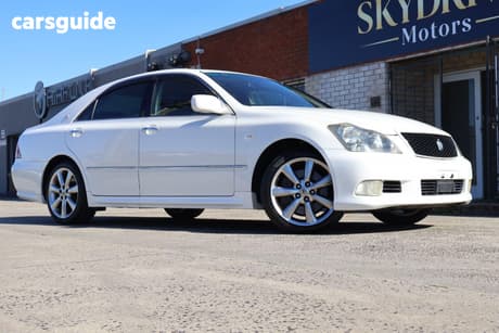 White 2007 Toyota Crown Sedan ATHLETE 60TH SPECIAL EDITION