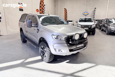 Grey 2015 Ford Ranger Crew Cab Pickup Xlt 3.2 Hi-Rider (4X2)