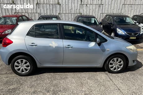 Silver 2007 Toyota Corolla Hatchback Ascent