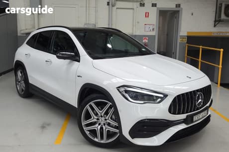 White 2021 Mercedes-Benz GLA35 Wagon 4Matic
