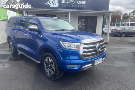 Blue 2021 GWM UTE Dual Cab Utility Cannon-X (4X4)
