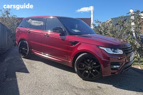 Red 2017 Land Rover Range Rover Sport SUV 3.0 SDV6 HSE DYNAMIC LW MY17