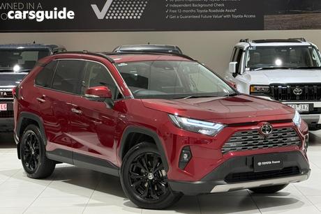 Red 2025 Toyota RAV4 SUV