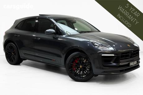 Grey 2022 Porsche Macan Wagon Gts