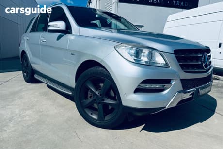 Silver 2012 Mercedes-Benz ML250 Wagon Cdi Bluetec (4X4)