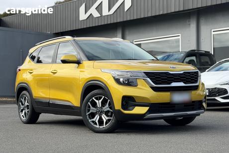 Yellow 2021 Kia Seltos Wagon Sport+ (Fwd)
