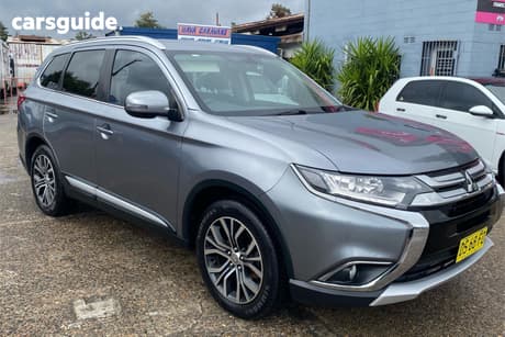 Grey 2015 Mitsubishi Outlander Wagon Xls (4X4)