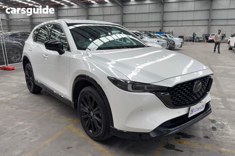 White 2022 Mazda CX-5 Wagon Gt Sp (Awd)
