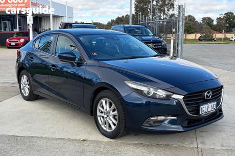 Blue 2018 Mazda 3 Sedan Maxx Sport