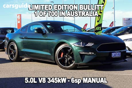 Green 2018 Ford Mustang Coupe Fastback Bullitt