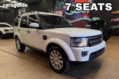 White 2014 Land Rover Discovery 4 Wagon 3.0 Tdv6