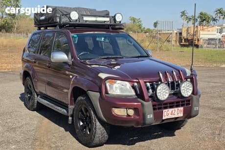 Burgundy 2003 Toyota Landcruiser Prado Wagon Gxl (4X4)