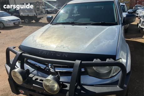 Silver 2014 Mitsubishi Triton Double Cab Utility Glx (4X4)