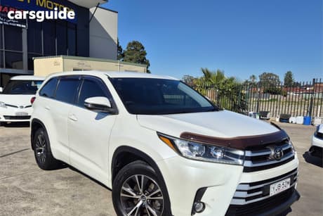 White 2019 Toyota Kluger Wagon Gx (4X4)