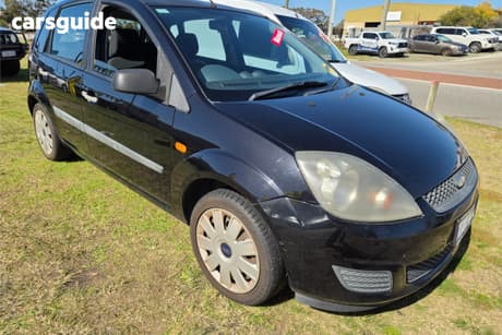 Black 2008 Ford Fiesta Hatchback Lx
