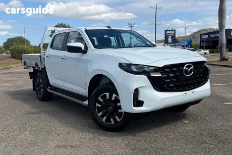 White 2025 Mazda BT-50 Dual Cab Chassis Xtr (4X4)