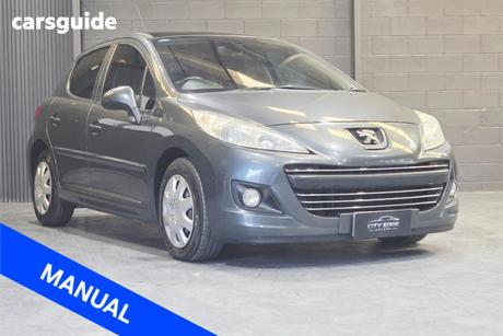 Grey 2010 Peugeot 207 Hatchback Xt Hdi