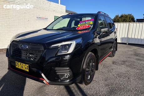Black 2022 Subaru Forester Wagon 2.5I Sport (Awd)