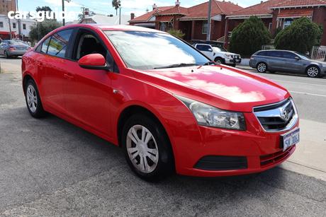 Red 2010 Holden Cruze Sedan Cd