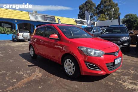 Red 2014 Hyundai I20 Hatchback Active