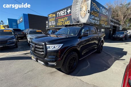 Black 2021 GWM UTE Dual Cab Utility Cannon-X (4X4)