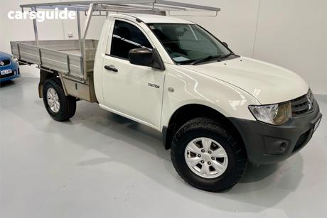 White 2012 Mitsubishi Triton Cab Chassis Gl